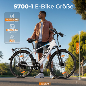 โรงงานดรอปชิปปิ้งโดยตรง VARUN จักรยานไฟฟ้าในเมือง ระยะทาง 60 กม. ขนาด 27.5 นิ้ว จักรยานไฟฟ้า 5 ระดับช่วยปั่น สำหรับการขับขี่เพื่อการพักผ่อน ผู้ใหญ่ พร้อมส่งในยุโรป - Product Image 5