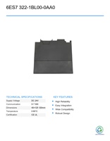 PLC Inteligente Usado 6ES7 322-1BL00-0AA0, PLC de Automatización Industrial, Ideal para Sistemas de Control Industrial