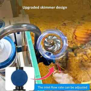 Filtro Esterno Ultra Silenzioso 3 <span class=keywords><strong>in</strong></span> 1 con Filtrazione Biologica e Raccoglitore di Rifiuti per <span class=keywords><strong>Acquario</strong></span> 110-240V - Product Image 4