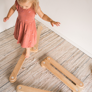 คานไม้แบบสมดุลสำหรับเด็กเล่นยิมสำหรับเด็กวัยหัดเดินห้องครัวกลางแจ้งห้องนอนห้องน้ำห้องนั่งเล่นดีไซน์ทันสมัย - Product Image 3
