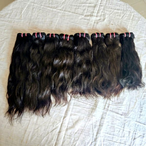 Premium Wholesale Virgin Indian Human Hair 100% Natural Temple Collected Raw <b>Body</b> <b>Wave</b> and Kinky Straight Styles from India - Product Image 1