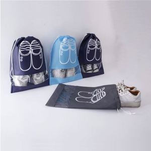 Bolsas de Zapatos Promocionales Personalizadas al por Mayor con Logotipo, Bolsas de Zapatos Económicas de Tela No Tejida con Cordón para Viaje y Almacenamiento, Bolsas con Serigrafía - Product Image 6