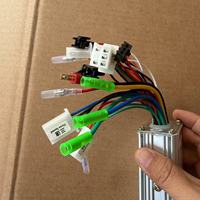 Contrôleur auto-apprenant à onde sinusoïdale 3 modes adapté aux vélos électriques 24V/36V/48V 350W 15A et aux trottinettes à batterie lithium