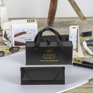 Tùy chỉnh các tông màu đen Kính mát Trường hợp với xu hướng sang trọng mới kính mắt gói Set với biểu tượng tùy chỉnh - Product Image 6