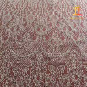 Nuevo estilo, vestido de novia blanco, encaje, tela de encaje de pestañas nupciales francesas, 2017 - Product Image 5