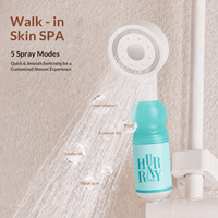 Pommeau de douche filtrant parfumé aux fruits du soir avec filtre à vitamine C, ensemble intégré cinq modes, pour salle de bain, vente en gros
