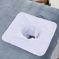 Serviette de visage de planche de couverture de Table de Massage de Spa de beauté épaissie professionnelle avec le Bandana de lit de trou 35*35cm serviette avec le trou