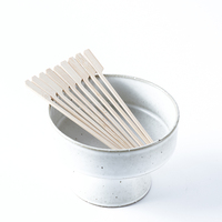 Usine directe 15cm Oden bâton Barbecue outils naturel jaune bambou Teppo brochette griller pagaie