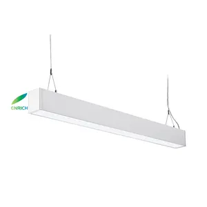 Enriquezca el perfil de aluminio suspendido con la cubierta del difusor de la PC para la iluminación linear incorporada del conductor LED