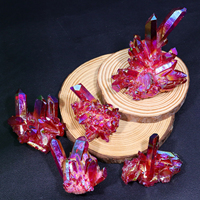 Quartz de guérison arc-en-ciel titane ange aura quartz cristal grappes