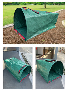 Bolsa de Basura para Jardín, Resistente, de Polipropileno Tejido, Reutilizable, Grande, para Jardín, Césped, Piscina, Hojas, Residuos, Compost - Product Image 6
