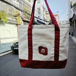 Heavy Duty Geometric Pattern Customizable Eco Friendly Reusable Cotton <b>Canvas</b> Tote Bag Bulk Wholesale for Grocery Shopping - Product Image 2