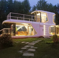 Maison préfabriquée moderne et tendance pour le camping Maison capsule avec système intelligent Capsule spatiale