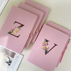 Cuaderno de Viaje con Letra Inicial, <span class=keywords><strong>Agenda</strong></span> para Mujeres y Niñas, Regalos para Graduación, Pascua, Cumpleaños, Día de la Madre - Product Image 2