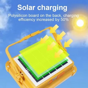 Linterna Solar Portátil Recargable, Reflector para Exteriores, Cuatro Modos, Luces Solares de Emergencia para Camping - Product Image 6