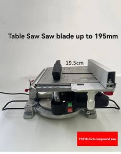 Precio de fábrica, sierra <span class=keywords><strong>ingletadora</strong></span> láser de 8 pulgadas y 10 pulgadas, sierra <span class=keywords><strong>ingletadora</strong></span>, máquina cortadora de <span class=keywords><strong>mesa</strong></span>, <span class=keywords><strong>mesa</strong></span> para cortes precisos de aluminio y madera - Product Image 6