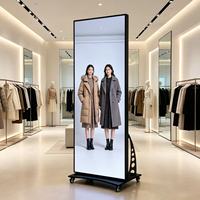 Écran d'affichage LED portable et pliable GOB P1.25 P1.53 P1.86 P2 P2.5 640*1920mm pour magasin