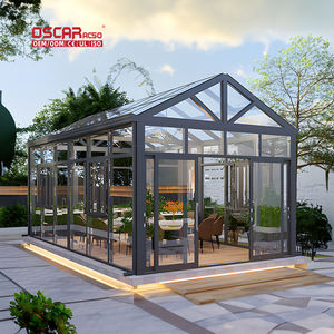 Véranda en alliage d'aluminium, bricolage, style européen, <span class=keywords><strong>haut</strong></span> <span class=keywords><strong>de</strong></span> <span class=keywords><strong>gamme</strong></span>, moderne, <span class=keywords><strong>serre</strong></span> <span class=keywords><strong>de</strong></span> <span class=keywords><strong>jardin</strong></span> pour villa et patio - Product Image 2