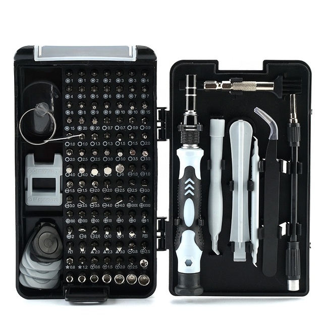 Household DIY Multi-Function Repair Tools 115 in 1mini Precision Magnetic Screwdriver Set for Phone Laptop Computer