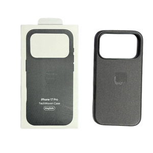 Custodia per telefono con motivo tecnologico intrecciato 17 Pro Max, custodia magnetica con pulsante AI, stile tessuto traforato, uguale a quell'originale dal sito ufficiale - Product Image 5