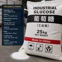 Glucosa Dextrosa Monohidrato Industrial en Polvo, Bolsa de 25 kg, 99.99% de Pureza, Fuente de Carbono para Aguas Residuales de Galvanoplastia