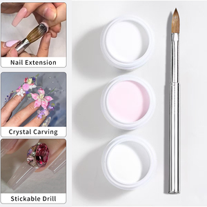 1Kg Nuova Polvere Acrilica Professionale Etichetta Privata Colore Nude Cristallino 1Kg Polvere per Unghie all'Ingrosso Decorazioni per Nail Art - Product Image 6