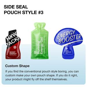 Sacchetti di imballaggio in plastica per agricoltura vegetale laminati con foglio di Mylar sigillato su 3 lati stampati personalizzati - Product Image 5