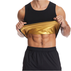 Veste <span class=keywords><strong>de</strong></span> compression en polyester/PU pour <span class=keywords><strong>homme</strong></span>, personnalisée, anti-transpiration, combinaison <span class=keywords><strong>de</strong></span> sauna, haut tricoté pour le modelage, vêtements <span class=keywords><strong>de</strong></span> sport pour <span class=keywords><strong>homme</strong></span> - Product Image 3
