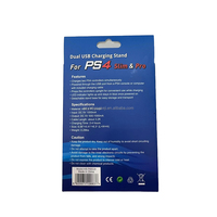 Support de charge vertical double USB pour manette de jeu PS4 Slim & Pro, alimentation électrique, station d'accueil, accessoires de jeu, vente en gros