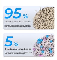 Litière pour chat écologique de qualité supérieure 10L Désodorisant naturel Fort pouvoir agglomérant Sans poussière Biodégradable