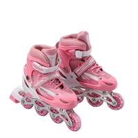 Ensemble de chaussures de patinage à roulettes pour enfants d'usine avec roues de base remplaçables adaptées aux débutants en patinage à roulettes