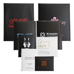 Enveloppes postales en plastique à bulles, enveloppes d'expédition, sacs à bulles, couleur or rose, argent, noir, blanc, logo personnalisé, imperméables - Product Image 3