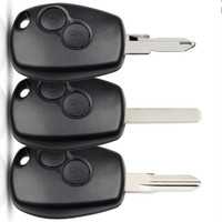 2bt Chip 433Mhz PCF7947 Clé de voiture Télécommande Fob Lame en métal Boîtier de clé pour Dacia Sandero Logan Clio III Duster Logan pour Renault