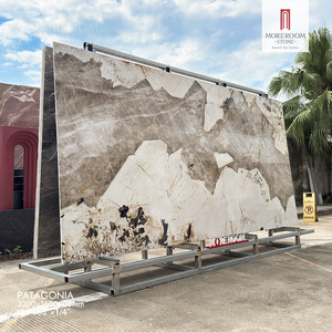 Dalles en porcelaine de grande taille 1600x3200mm, granit brésilien Pandora, 12mm, pour murs intérieurs modernes avec fonction de brique réfractaire - Product Image 1