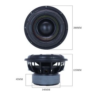 TB-8D OEM Aluminium 8 pouces 4ohm <span class=keywords><strong>Subwoofer</strong></span> de voiture 4Ω Haut-parleur de basse audio actif pour Honda - Product Image 5