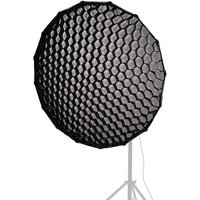 Boîte à lumière métallique portable Deep Mouth 90 cm à montage rapide pour photographie et éclairage doux en direct