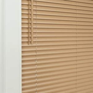 Hot bán 1 ''vinyl Mini PVC rèm không dây Sun Shades UV bảo vệ màn Con lăn Rèm thiết kế hiện đại Faux gỗ rèm - Product Image 1