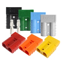 Connecteur de câble d'alimentation pour treuil 50A 600V, fiche de batterie 2 pôles pour ATV UTV, câble de récupération et kit de réparation