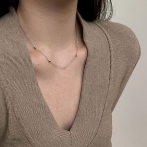 Dylam Dainty Fashion Fine <b>Jewellery</b> S925 Silver Rhodium Plated <b>Link</b> Chain 5A Cubic Zirconia Heart Pendant Necklace Necklaces - Product Image 4