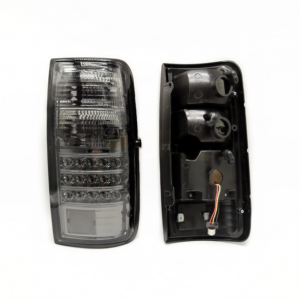 LED <b>Projector</b> Tail <b>Light</b> for Land Cruiser LC80 FJ80 90-02 Black Housing Clear Lens Assembly Left Right Pair Set - Product Image 6