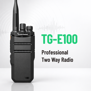 Radio Bidireccional Portátil Quansheng TG-E100, 16 Canales, 10W de Alta Potencia, Walkie Talkie con Soporte <span class=keywords><strong>VOX</strong></span> y Programación por PC - Product Image 1