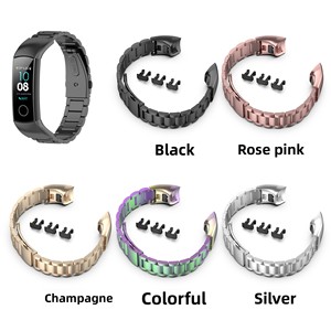 Bracelet de montre milanais en acier inoxydable Trendybay, boucle réglable, bracelet de remplacement pour Huawei Honor Band 4 <span class=keywords><strong>5</strong></span>, installation rapide - Product Image 2