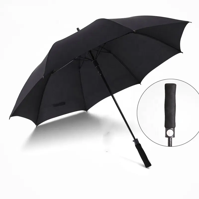 Parapluie d'hôtel classique pour hommes, bâton long et droit, 10 pièces, 8 panneaux