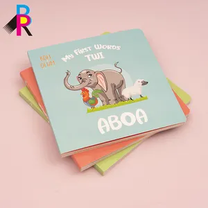Hot Sale Colorful Design English Story Book Custom Children Board Book Printing