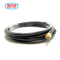Prix usine RP polarité inversée SMA femelle Jack à RP polarité inversée SMA prise mâle faible perte LMR195 câble Coaxial RF