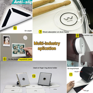 Siêu dính cao tack băng cuộn Nano gel tấm pad Polyurethane keo cao su Silicone dính tấm rõ ràng double side Băng - Product Image 5