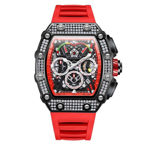 <b>Chronograph</b> <b>Automatic</b> Skeleton Mechanical Men Wrist Watch - Product Image 6