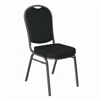 Chaises de banquet modernes et durables en acier inoxydable, multi-usages, pour hôtels et restaurants, confortables, peu encombrantes et empilables