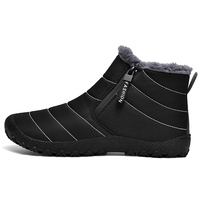 Nouveautés directes bottes de neige à fourrure occidentale pour hommes en plein air bottines moelleuses à lacets chaussures en coton décontractées résistantes à l'usure