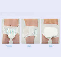 Großhandel Fujian SAP Adult Windel Einweg Vliesstoff bedruckte trockene Oberfläche 3D Leak Prevention Channel Hospital Nursing